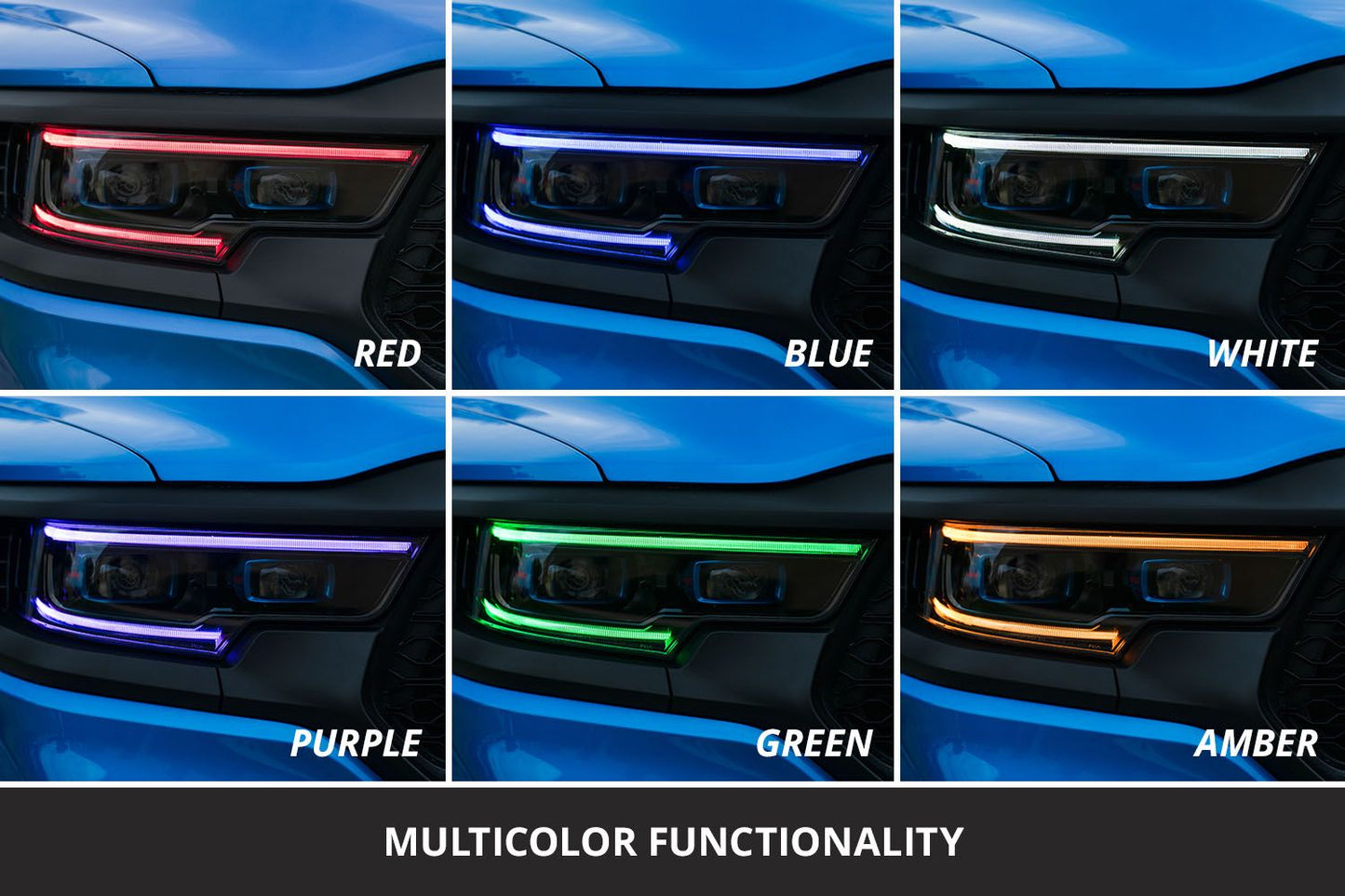 2019-2024 Ram 1500 Limited RGBWA DRL LED Boards