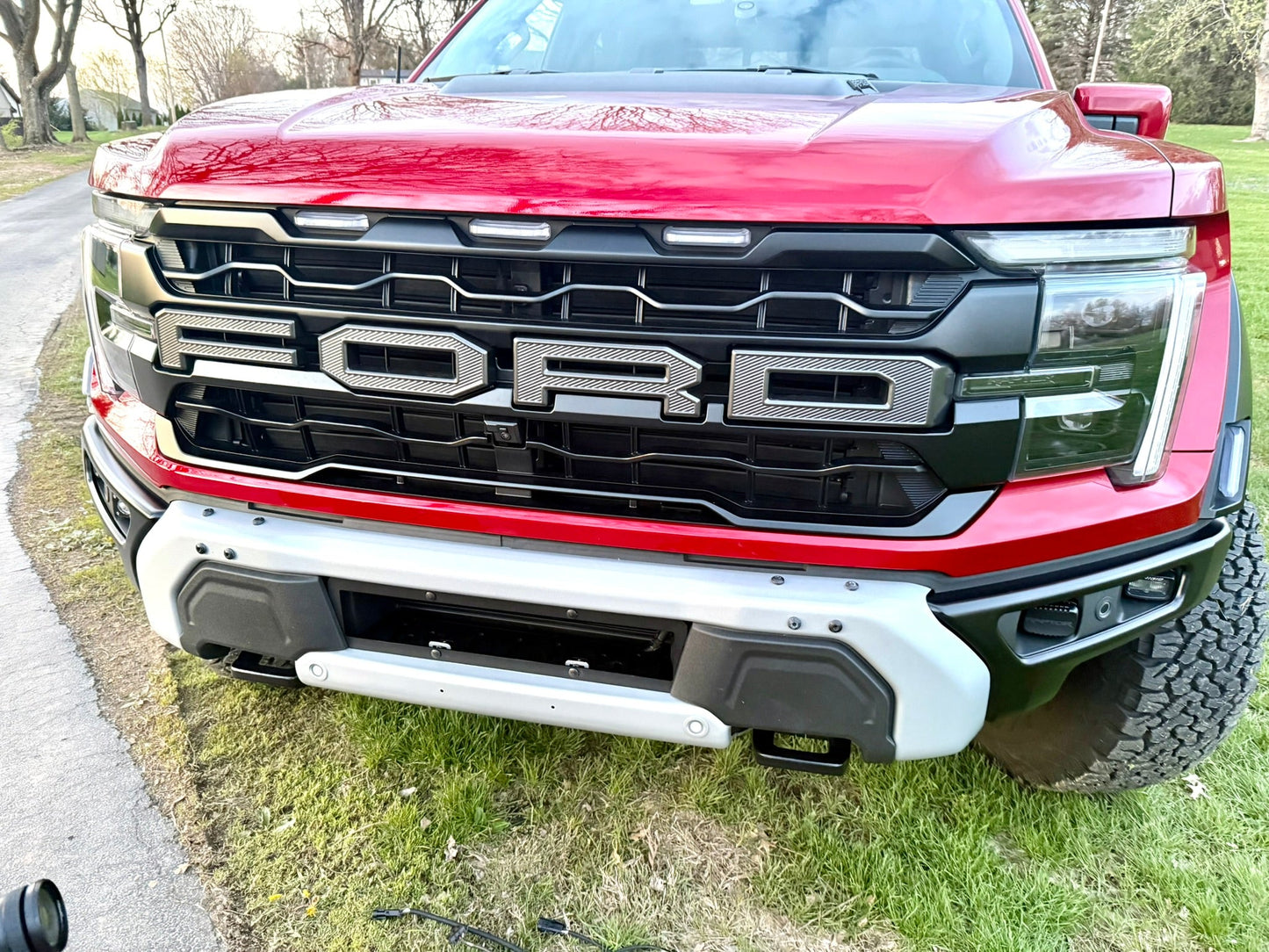 NEW SPV Parts 2021-2026 Ford F-150 Raptor BUMPER Grille REPLACEMENT With Mount (Works with BOTH Bumpers)