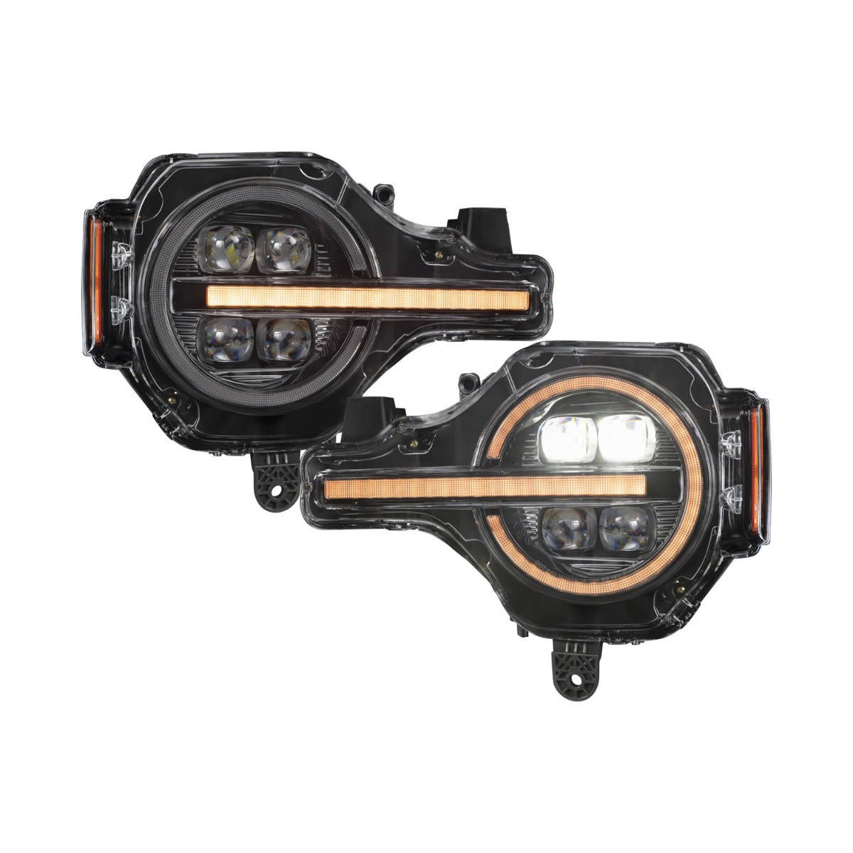 2021-2024 Ford Bronco Sequential LED Projector Headlights (pair) - FL0020