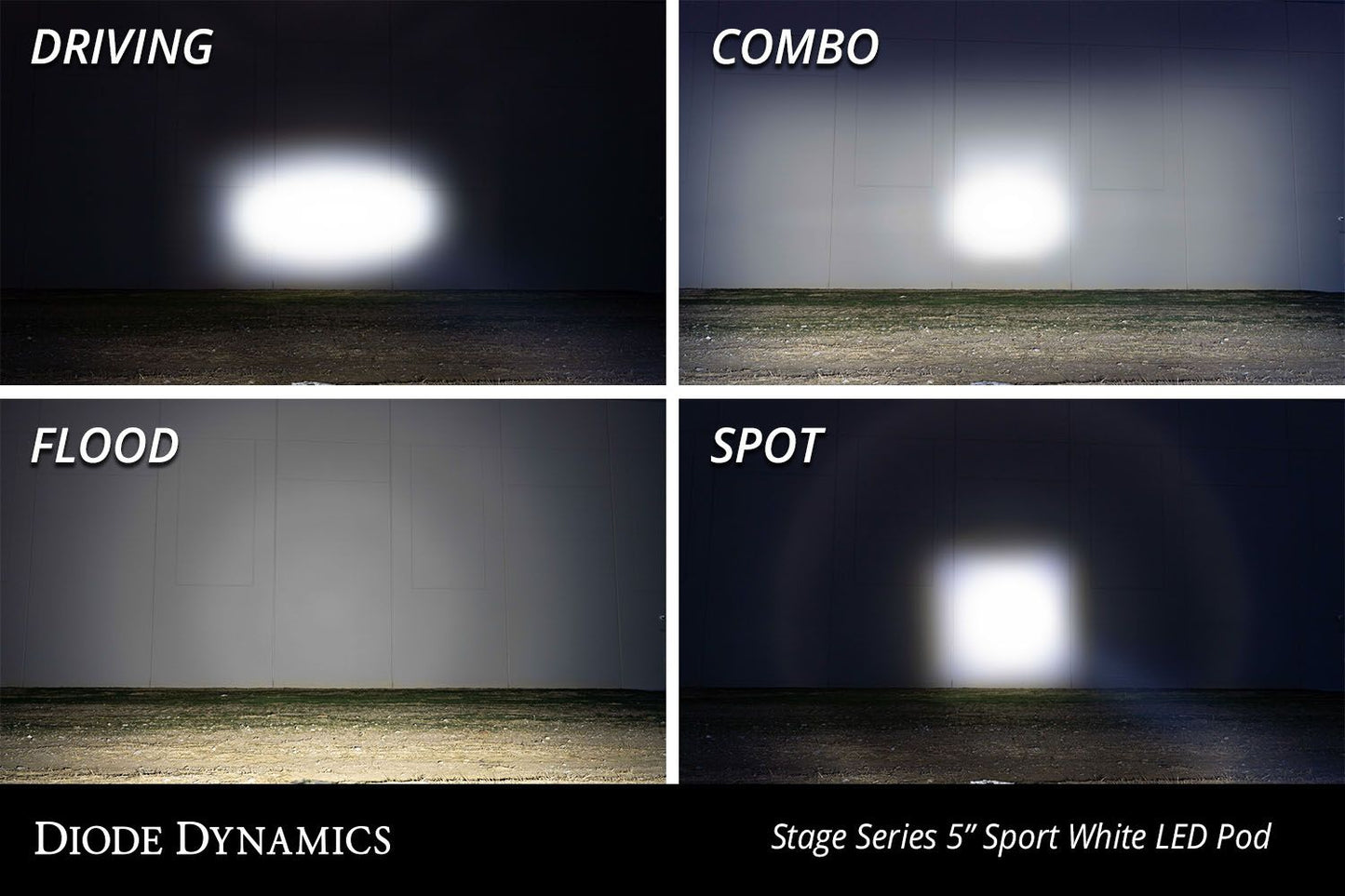 Diode Dynamics Stage Series 5" YELLOW PRO LED Pod (pair) SS5