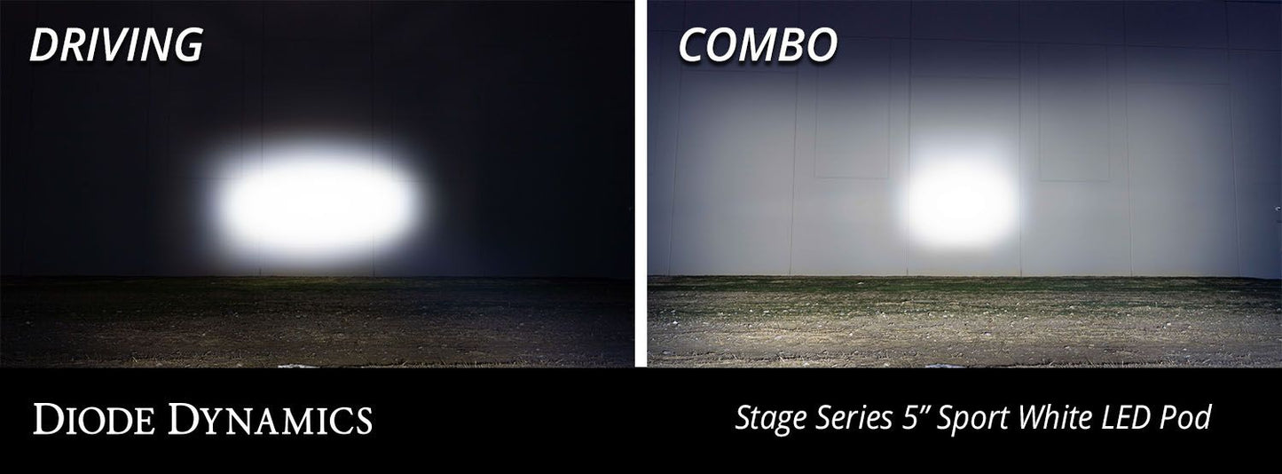 SS5 Bumper LED Pod Light Kit For 2020-2023 Jeep Gladiator
