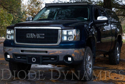 SS3 LED Fog Light Kit For 2007-2013 GMC Sierra 1500 (w/ Amber Backlights)