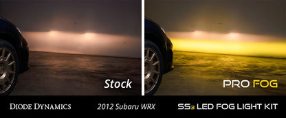 SS3 LED Fog Light Kit For 2011-2014 Subaru WRX/STi (w/ Amber Backlights)