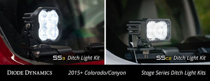 Stage Series Backlit Ditch Light Kit For 2015-2022 GMC Canyon