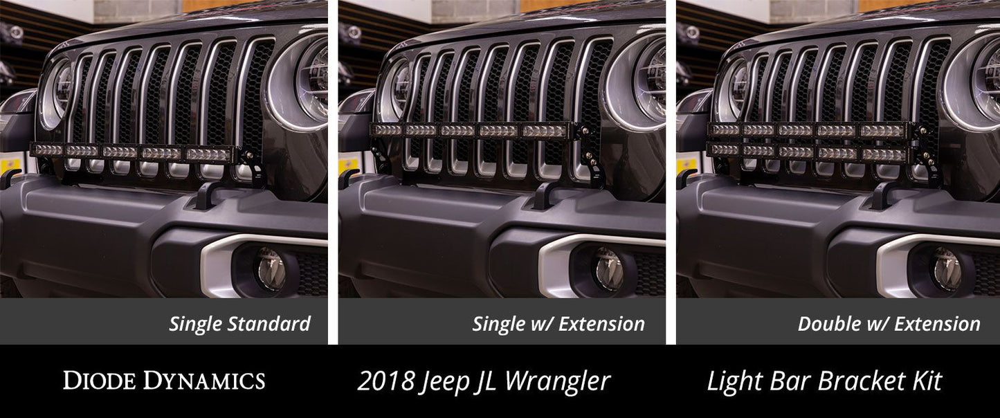 2020-2025 Jeep Gladiator Bumper LED Lightbar Kit