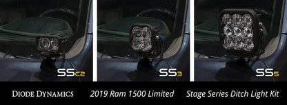 Stage Series Backlit Ditch Light Kit For 2019-2023 Ram 1500