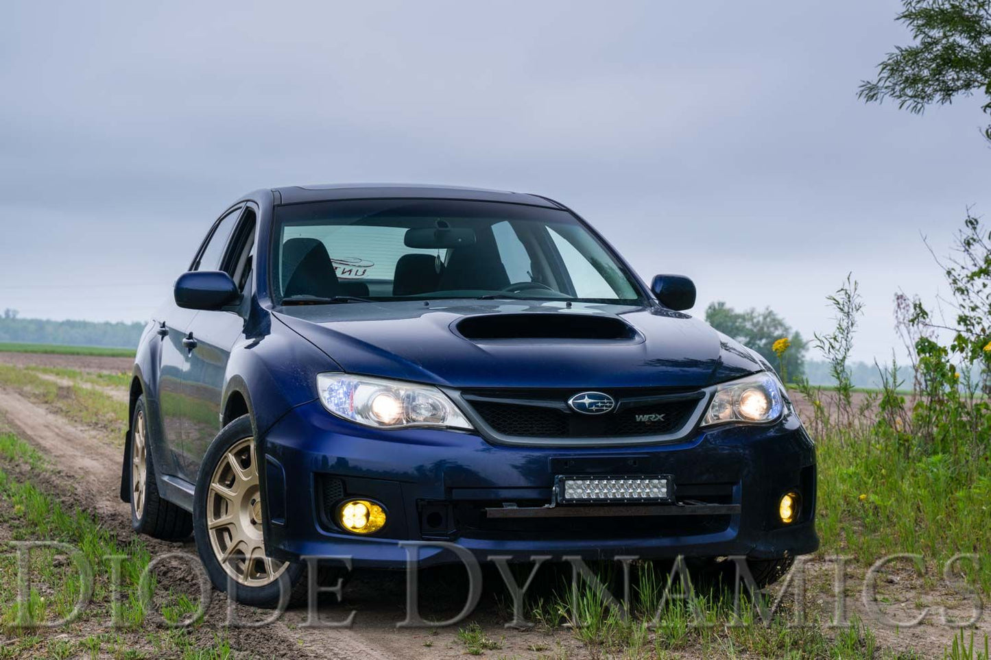 SS3 LED Fog Light Kit For 2011-2014 Subaru WRX/STi (w/ Amber Backlights)