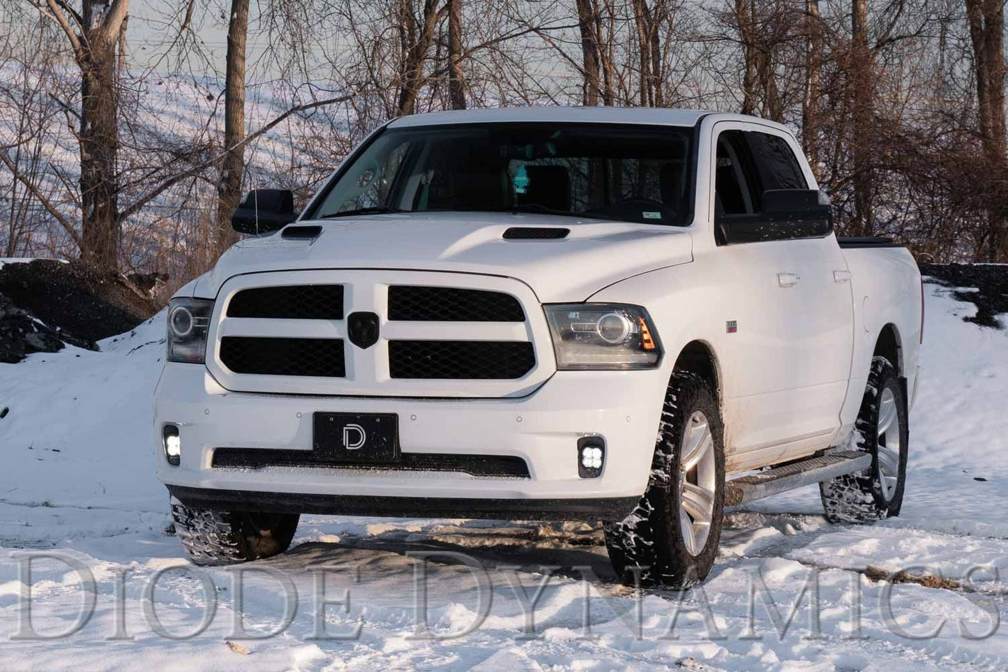 SS3 LED Fog Light Kit For 2013-2018 Ram 1500 (w/ Amber Backlights)