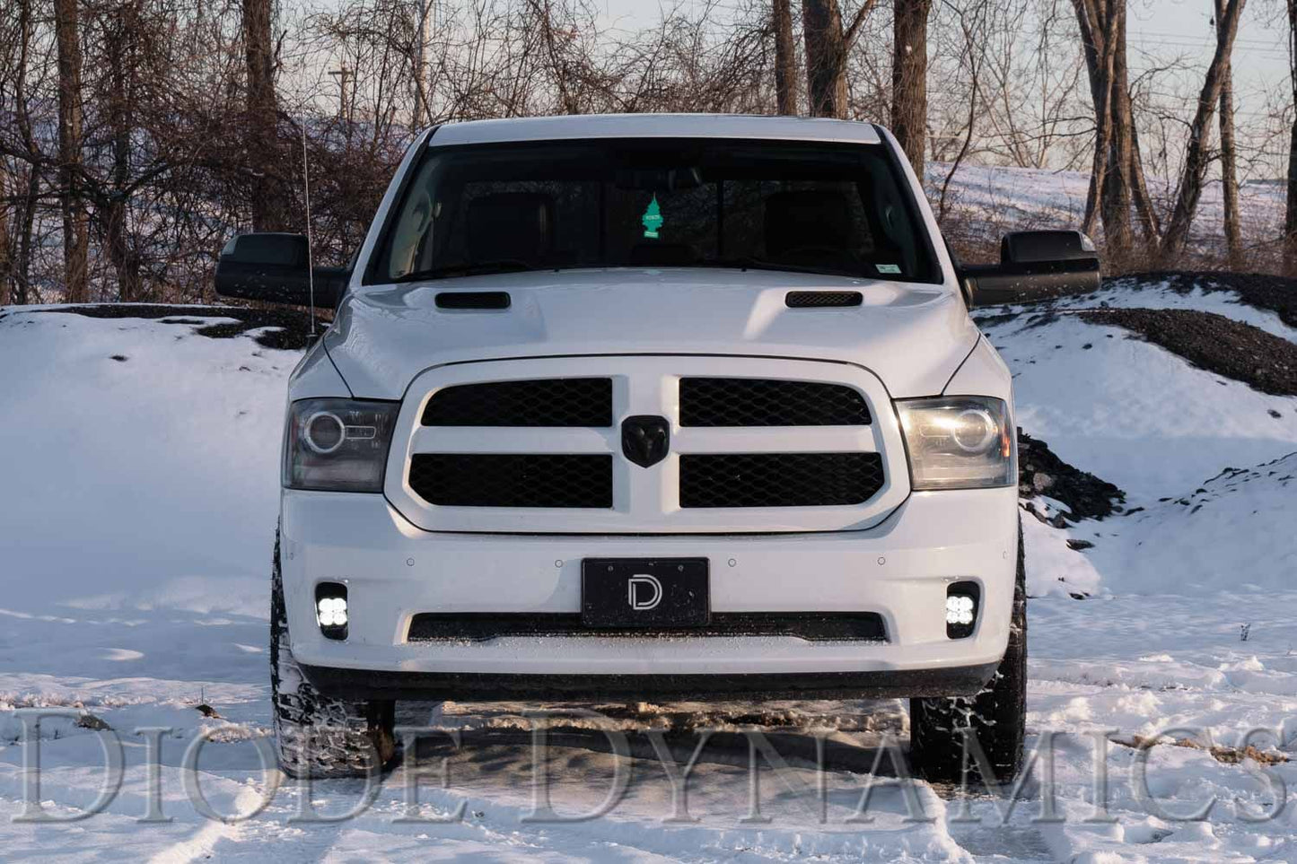 SS3 LED Fog Light Kit For 2013-2018 Ram 1500 (w/ Amber Backlights)