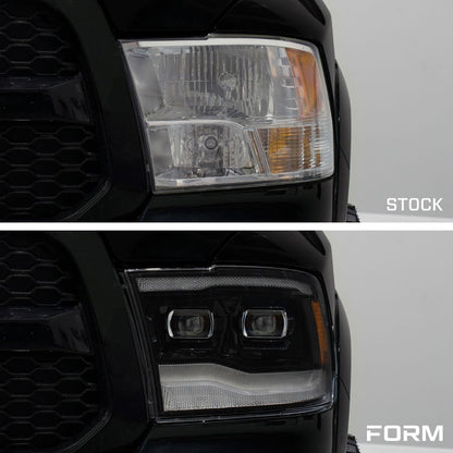 2009-2018 RAM 1500/2500/3500 LED PROJECTOR HEADLIGHTS (PAIR) (FL0016)