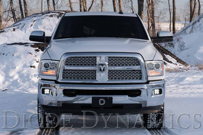 SS3 LED Fog Light Kit For 2010-2018 Ram 2500/3500 (w/ Amber Backlights)