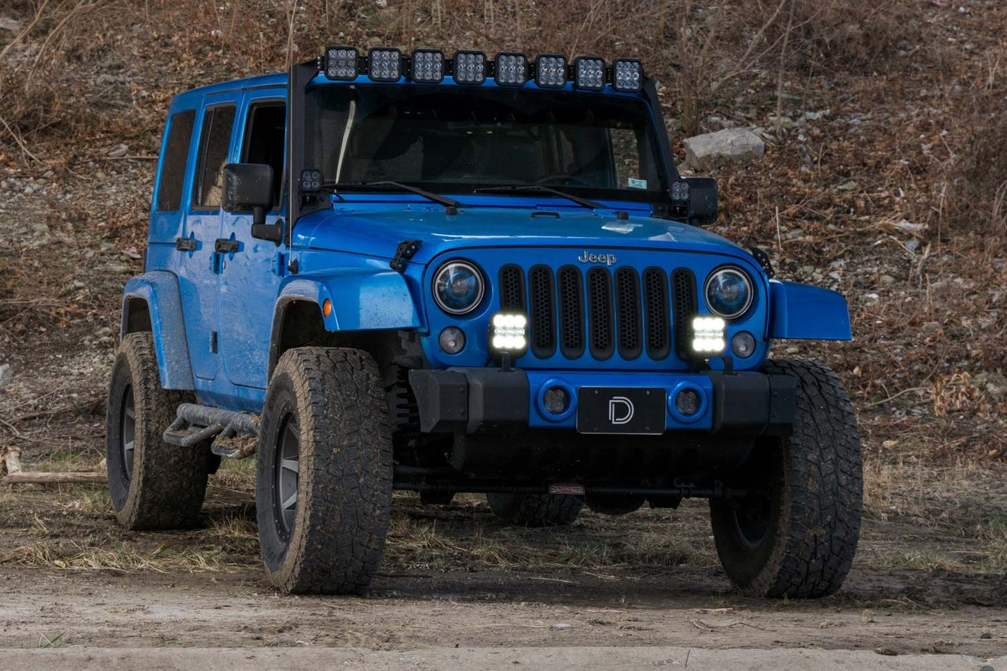 SS5 Bumper LED Pod Light Kit For 2007-2018 Jeep JK Wrangler