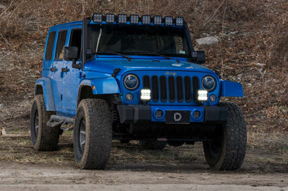 SS5 Bumper LED Pod Light Kit For 2007-2018 Jeep JK Wrangler