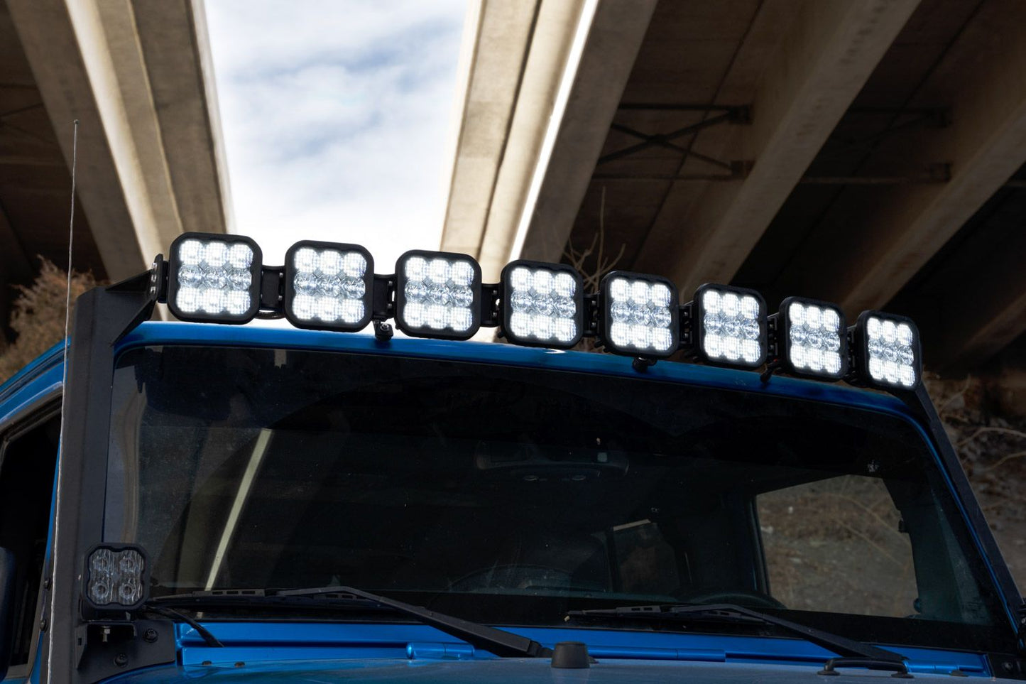 SS5 Windshield CrossLink Lightbar Kit For 2007-2018 Jeep JK Wrangler