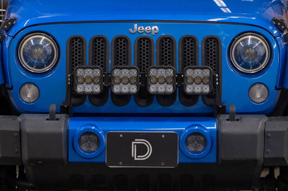 SS5 Grille CrossLink Lightbar Kit For 2007-2018 Jeep JK Wrangler