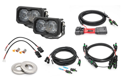 SPV Parts 2017-2020 Ford Raptor Rear Diode Dynamics SS2 Series Reverse Light Kit (No Drill) Red Backlight Rear LED