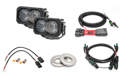 SPV Parts 2017-2020 Ford Raptor Rear Diode Dynamics SS2 Series Reverse Light Kit (No Drill) Red Backlight Rear LED