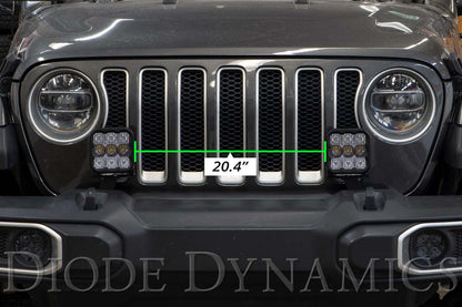 SS5 Bumper LED Pod Light Kit For 2020-2023 Jeep Gladiator