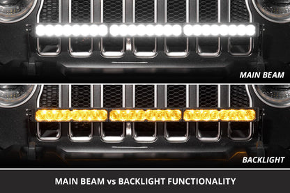 Jeep Wrangler 2018 - 2026 Diode Sport / Pro SS30 Lightbar Kit