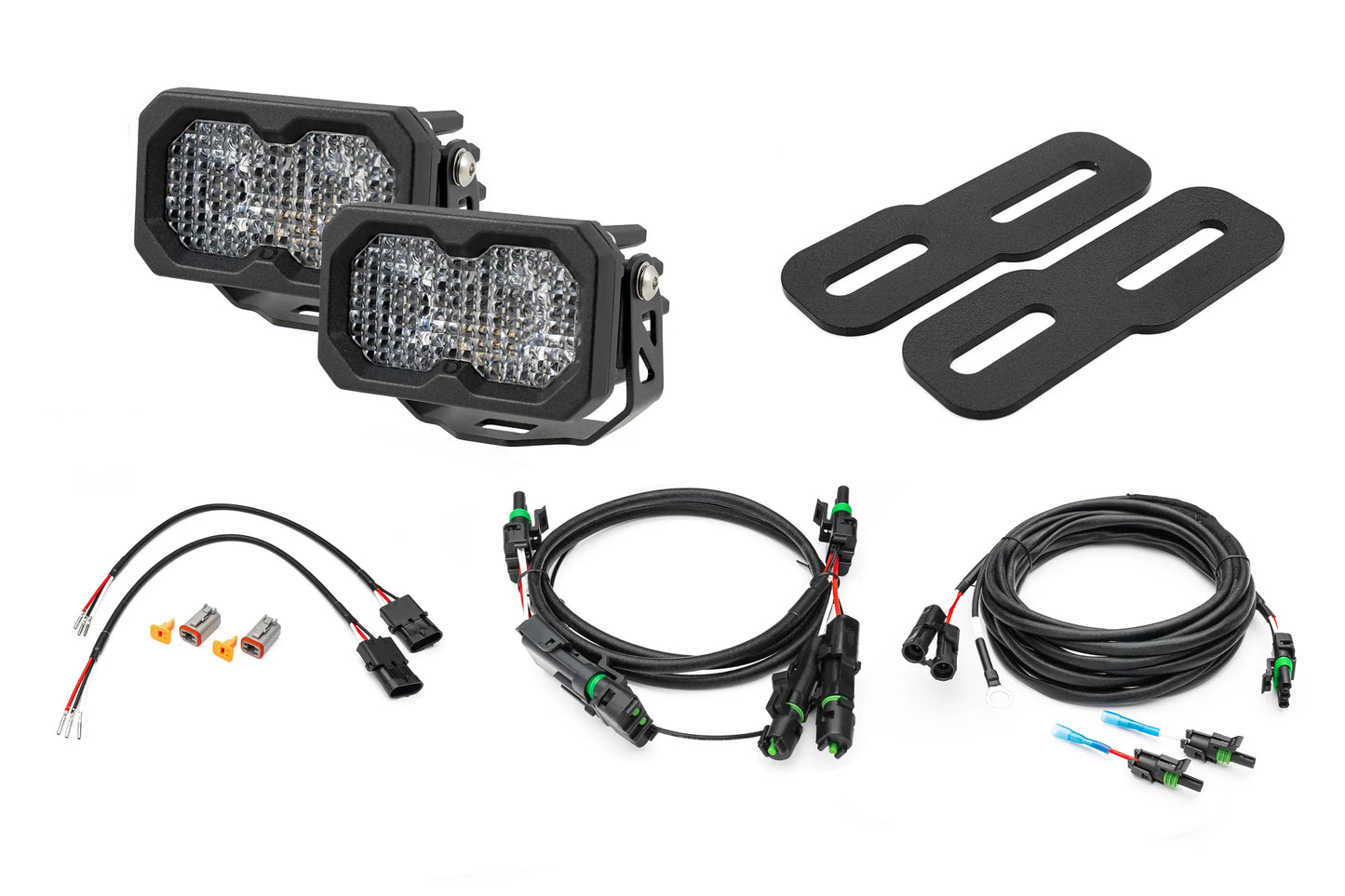 2019-2025 GMC Sierra 1500 (& 20-24 2500/3500) WITH LED TAILS Rear Diode Dynamics SS2 Series Reverse Light Kit (No Drill) Red Backlight Rear LED