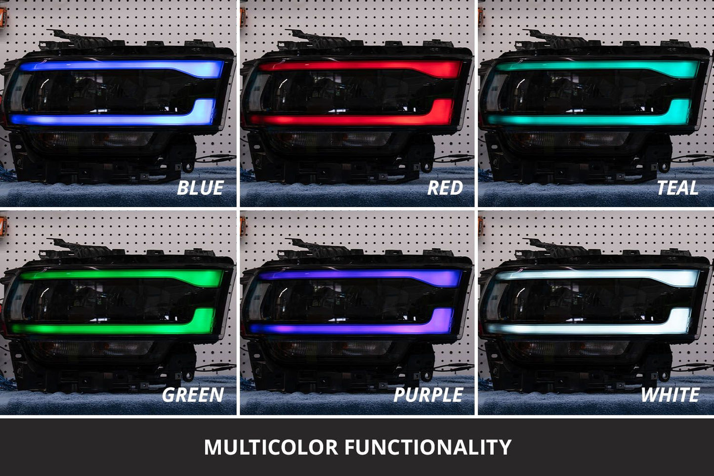 2019-2024 Ram 2500/3500 Midline RGBW DRL LED Boards