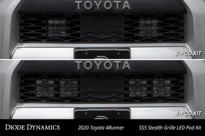 SS5 Stealth Grille LED Pod Kit for 2014-2024 Toyota 4Runner