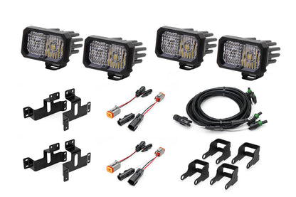 SPV Parts 2021-2026 Ford F-150 & Bronco Raptor OEM Fog Light Upgrade Kit with Brackets and Diode Dynamics SSC2 Lights