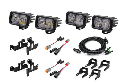 SPV Parts 2021-2026 Ford F-150 & Bronco Raptor OEM Fog Light Upgrade Kit with Brackets and Diode Dynamics SSC2 Lights