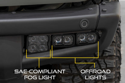 Stage Series Fog Pocket Kit for 2021-2025 Ford Bronco (w/ Steel Bumper)