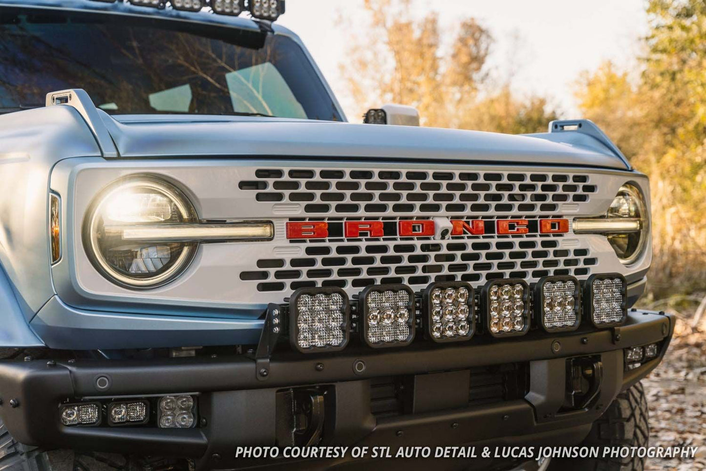Diode Dynamics SS5 Grille CrossLink Lightbar Kit for 2021-2024 Ford Bronco (w/ Steel Bumper)