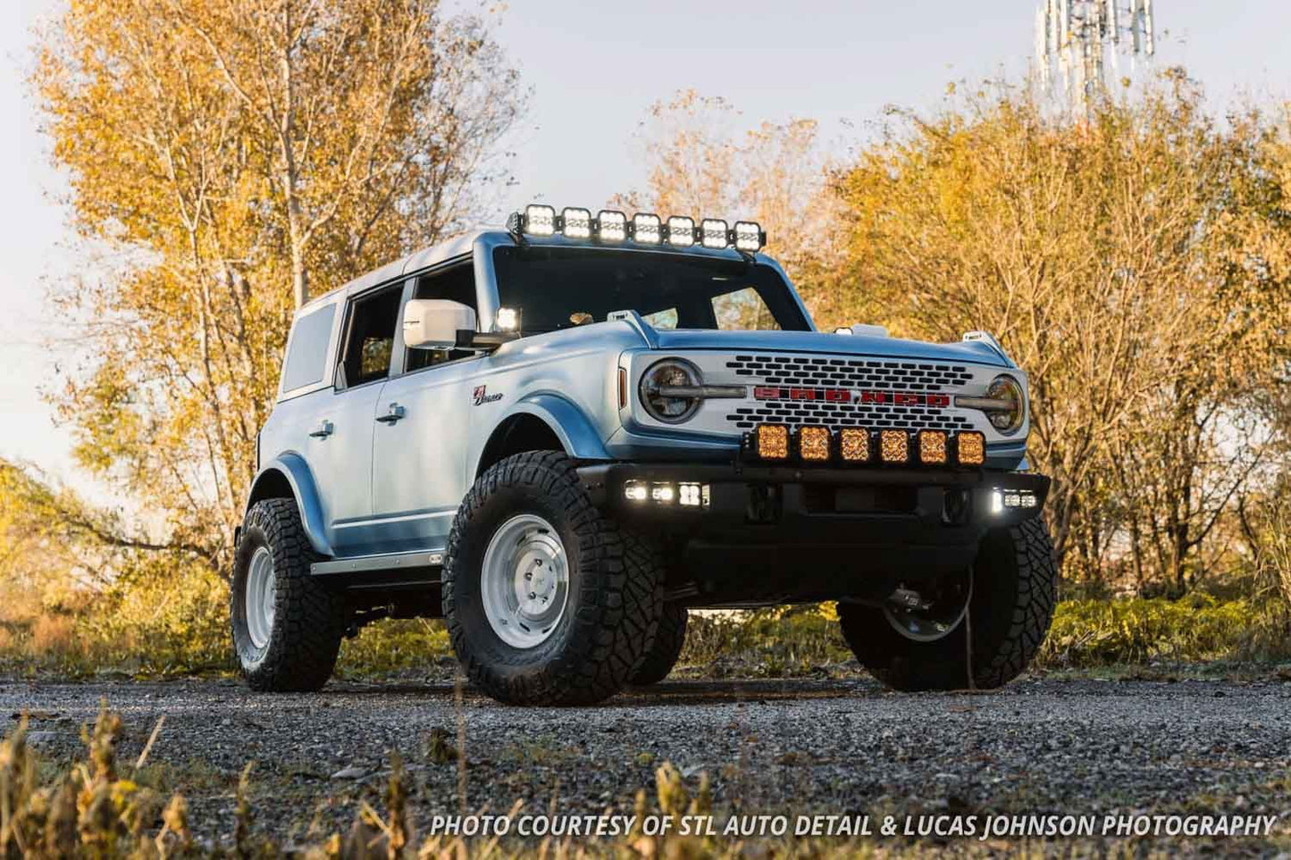 Diode Dynamics SS5 Grille CrossLink Lightbar Kit for 2021-2024 Ford Bronco (w/ Steel Bumper)