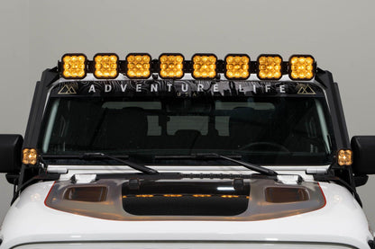 SS5 Windshield CrossLink Lightbar Kit For 2020-2023 Jeep Gladiator