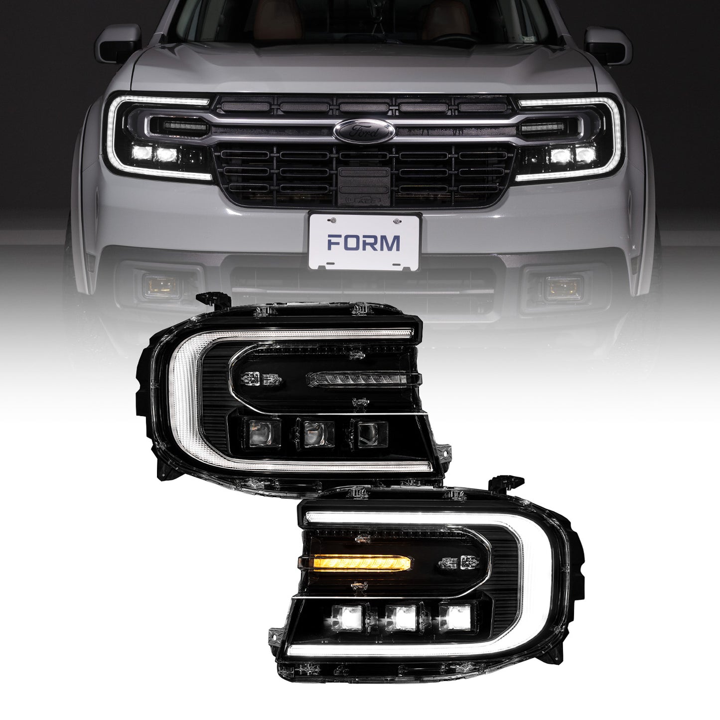 *Pre Order* 2022-2024 Ford Maverick Sequential LED Projector Headlights (pair)