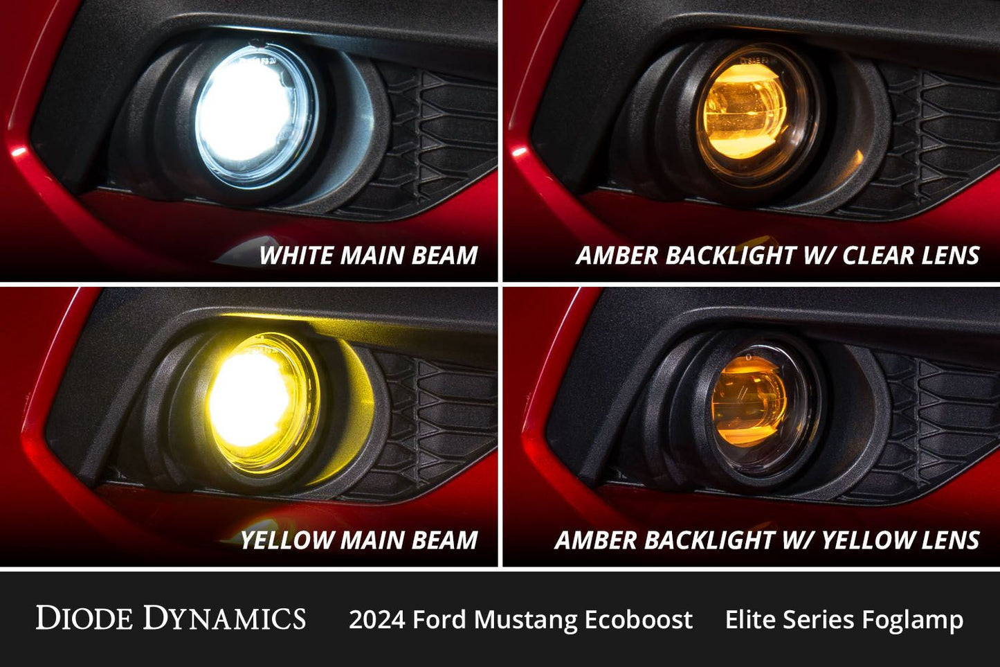 SS3 / Elite Series Add-On Fog Lamp Kit for 2024-2025 Ford Mustang EcoBoost / GT