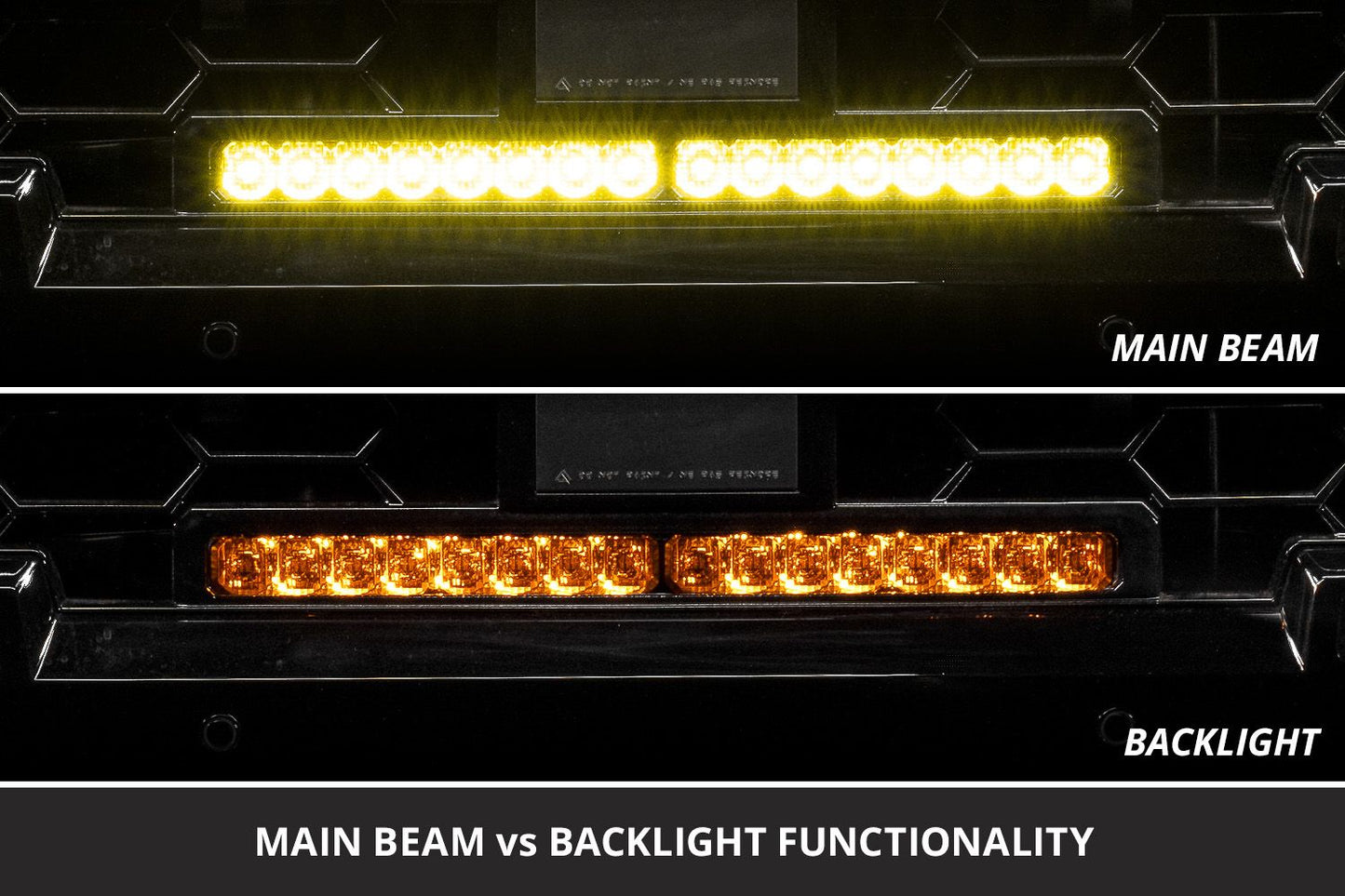 4Runner 2025 - 2026 TRD Pro Grille Diode SS20 Sport / Pro Lightbar Kit