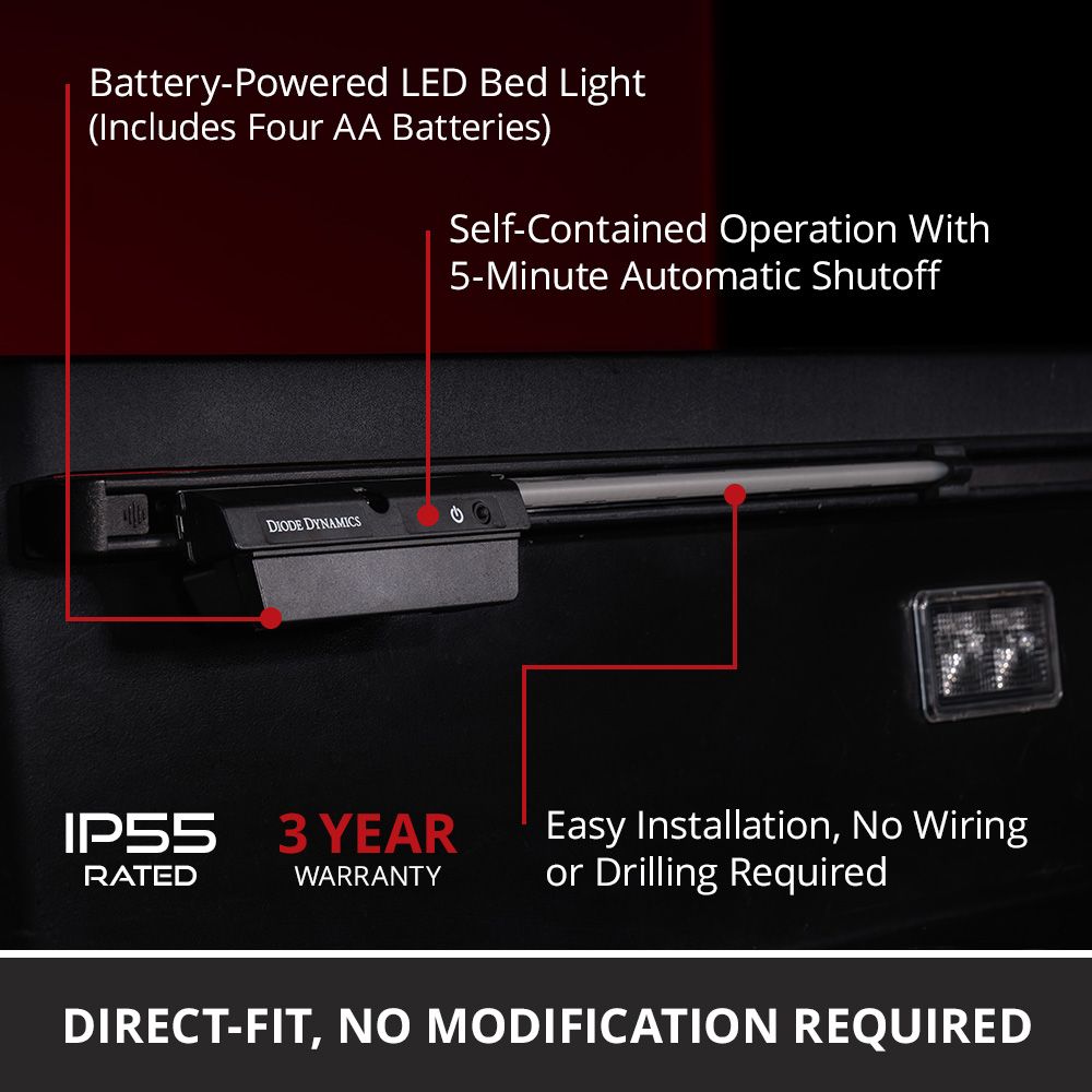 Diode Dynamics Blade LED Bed Light for 2005-2027 Tacoma 2007-2027 Tundra