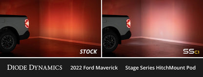 SSC1 Hitch Mount LED Pod Reverse Kit for 2022-2024 Ford Maverick