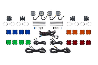 Stage Series Universal Rock Light SXS Installer Kit (4 or 8 pack)