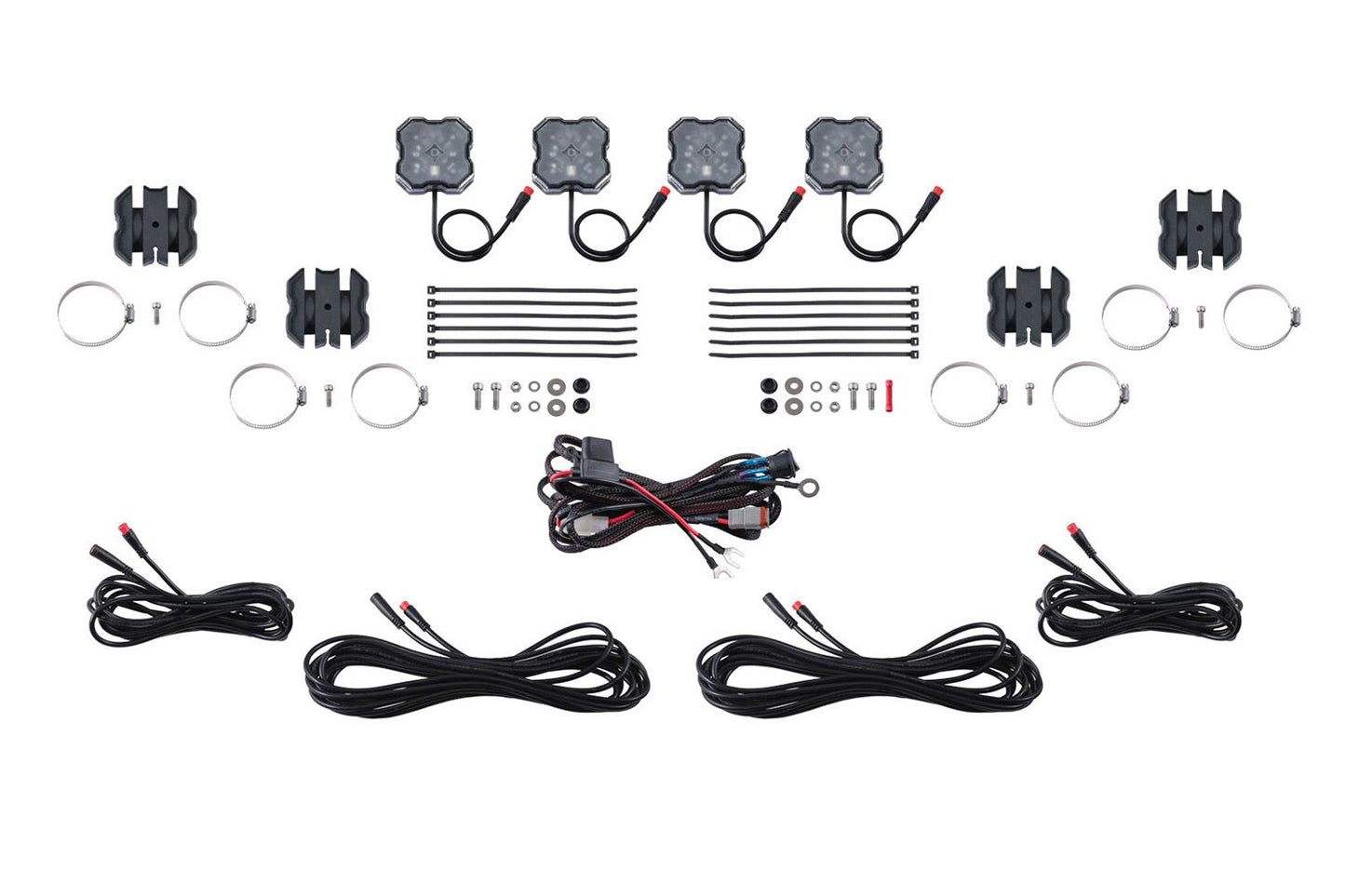 Stage Series Universal Rock Light SXS Installer Kit (4 or 8 pack)