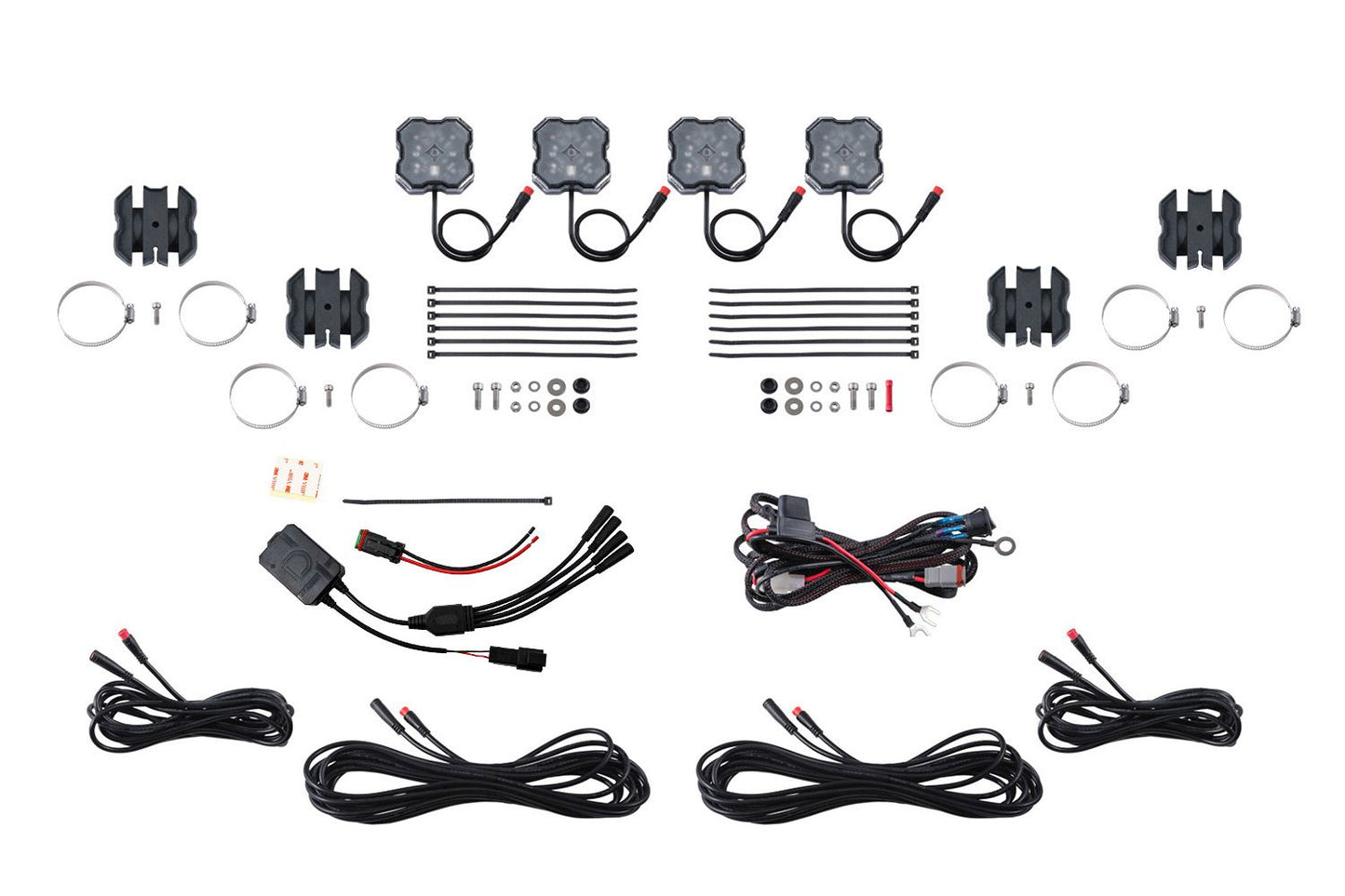 Stage Series Universal Rock Light SXS Installer Kit (4 or 8 pack)