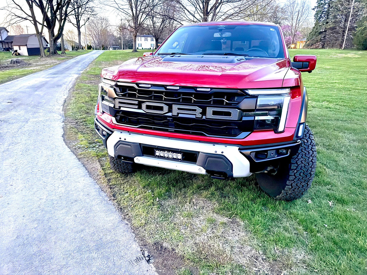 NEW SPV Parts 2021-2026 Ford F-150 Raptor BUMPER Grille REPLACEMENT With Mount (Works with BOTH Bumpers)