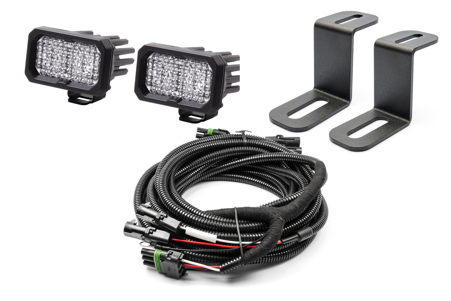 SPV Parts 2021-2025 Ford Bronco Rear Diode Dynamics SS2 Series Reverse Light Kit (No Drill) Red Backlight Rear LED
