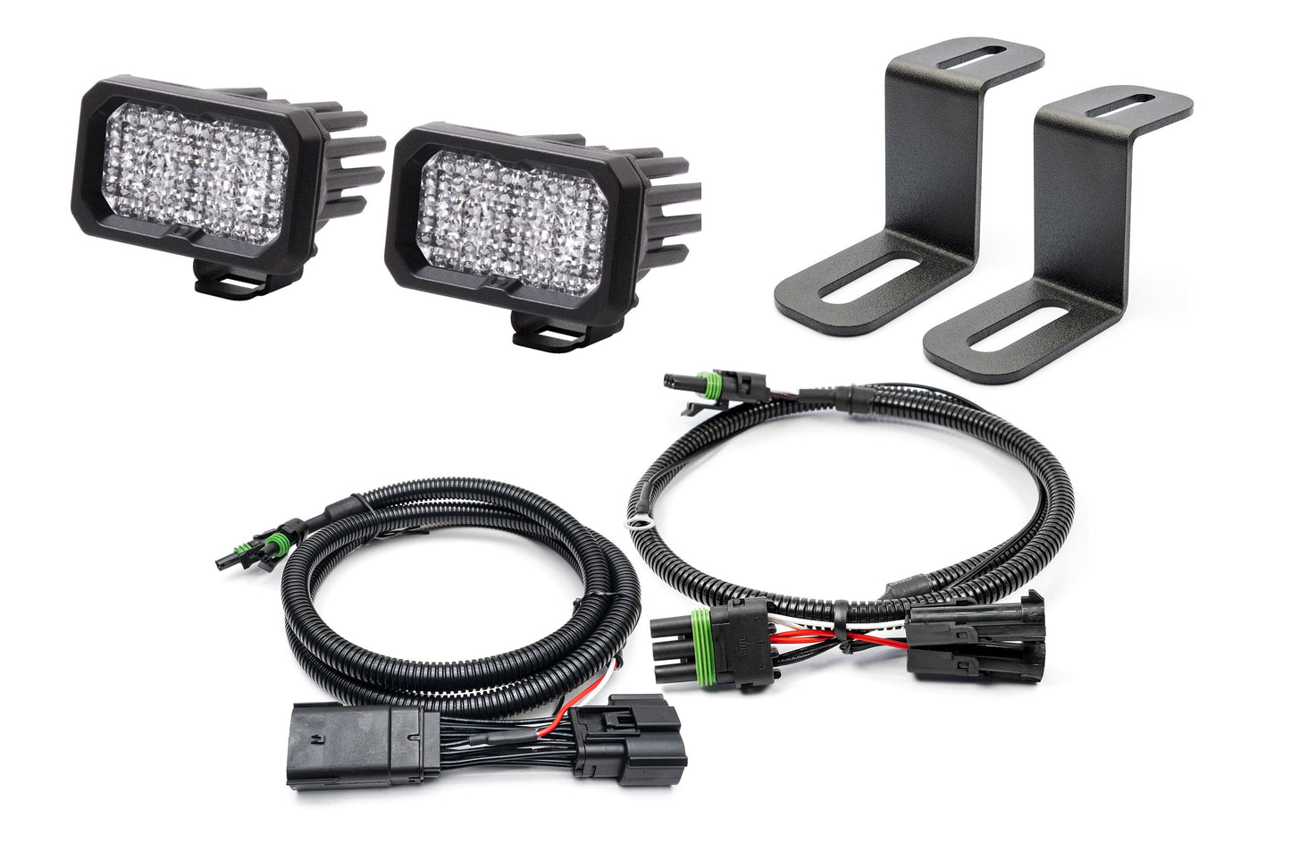 SPV Parts 2021-2025 Ford Bronco Rear Diode Dynamics SS2 Series Reverse Light Kit (No Drill) Red Backlight Rear LED