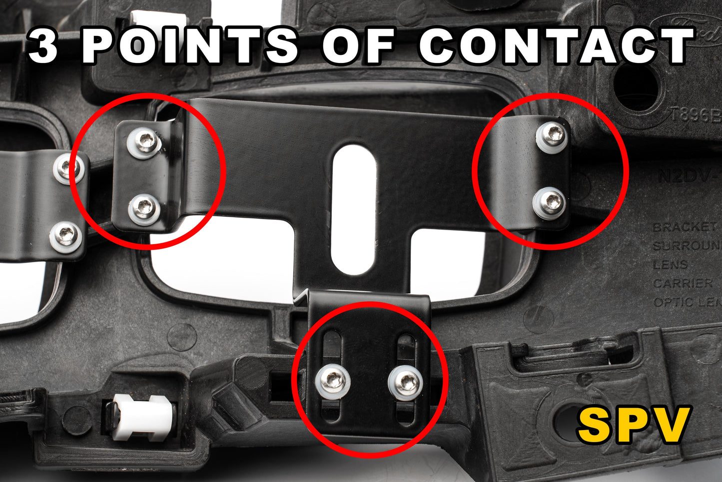 SPV Parts 2021-2026 Ford F-150 & Bronco Raptor OEM Fog Light Upgrade Kit with Brackets and Diode Dynamics SSC2 Lights