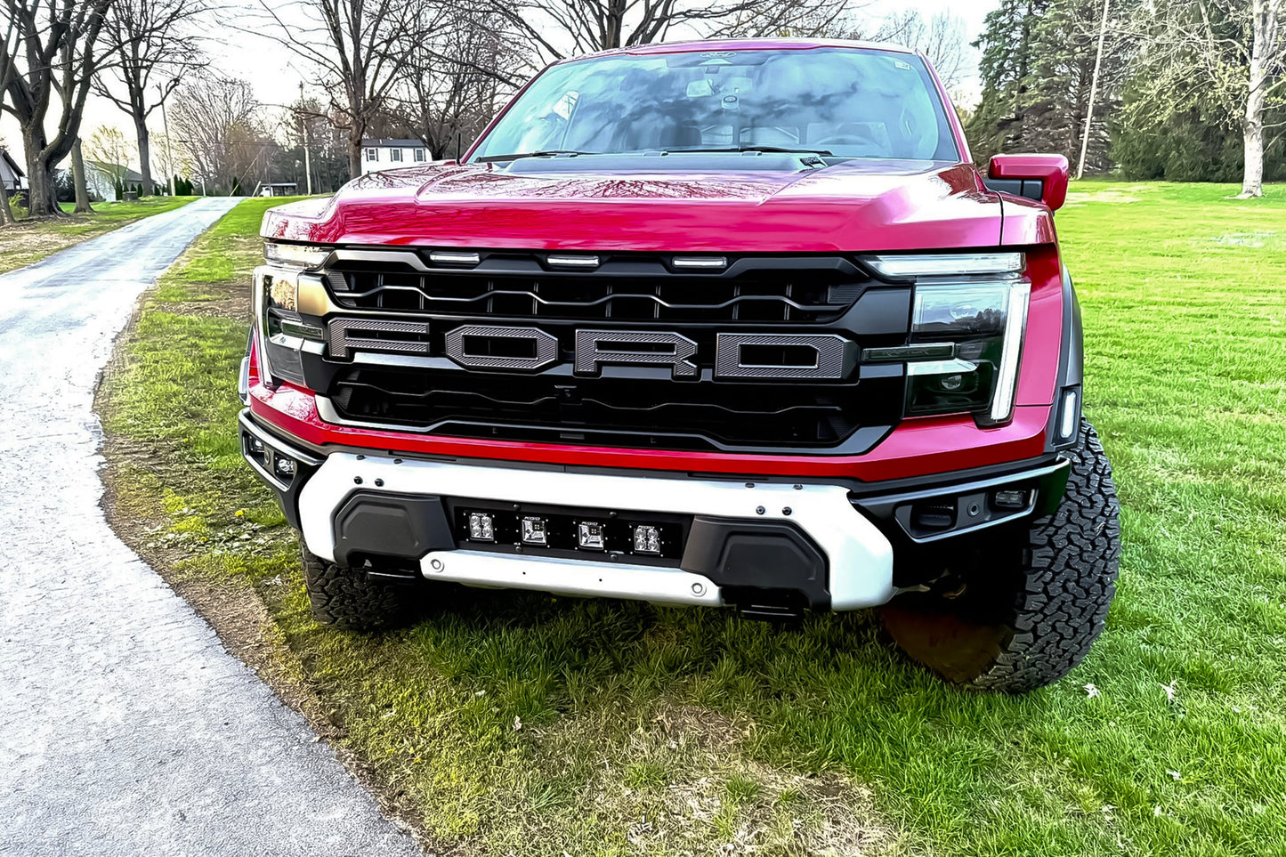 NEW SPV Parts 2021-2026 Ford F-150 Raptor BUMPER Grille REPLACEMENT With Mount (Works with BOTH Bumpers)