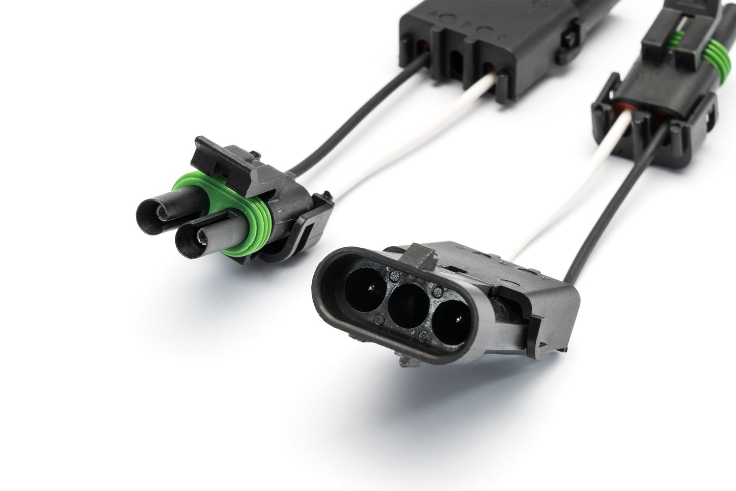 SPV Parts Harness 2 Pole WP Connector CROSSOVER Adapter SPLITTERS (Pair) - SPV Harness System (Works with MANY vehicles, See Details)