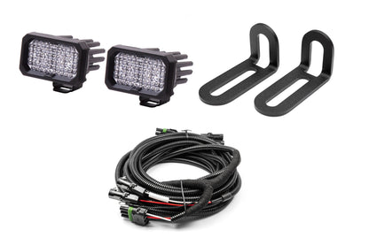 SPV Parts 2019-2023 Ford Super Duty Rear Diode Dynamics SS2 Series Reverse Light Kit (No Drill) Red Backlight Rear LED