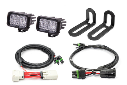 SPV Parts 2019-2023 Ford Super Duty Rear Diode Dynamics SS2 Series Reverse Light Kit (No Drill) Red Backlight Rear LED