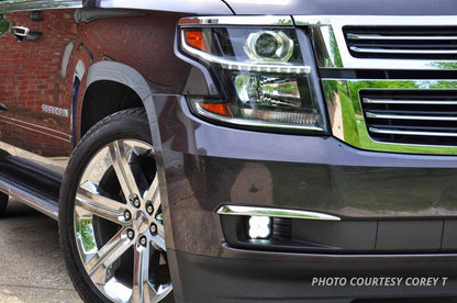 SS3 LED Fog Light Kit for 2015-2020 Chevrolet Suburban (w/ Amber Backlights)