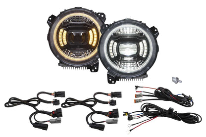 Elite LED Headlights For 2018-2025 Jeep JL Wrangler/Gladiator